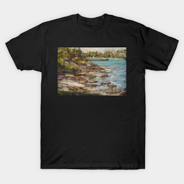 Fairlight to Manly, NSW T-Shirt by Terrimad